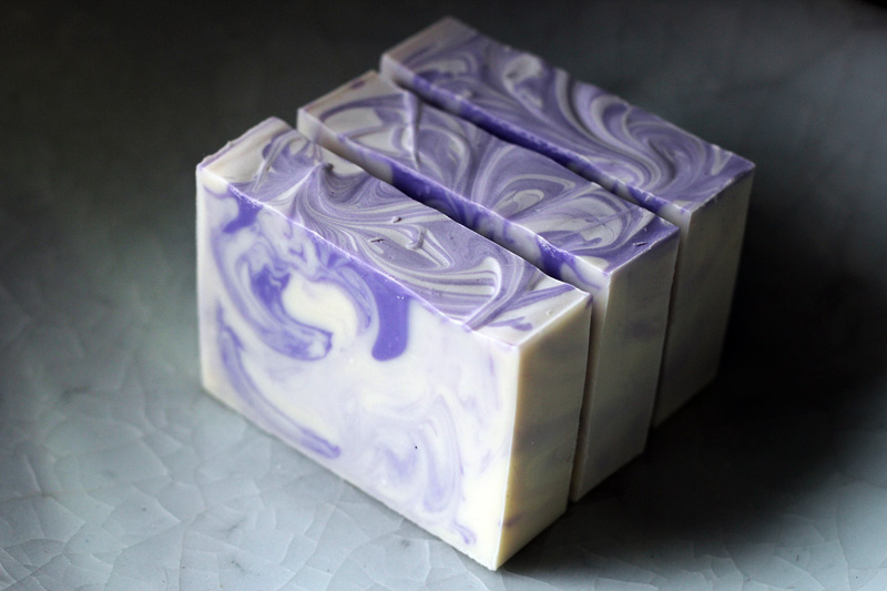 Lavender Swirl Soap
